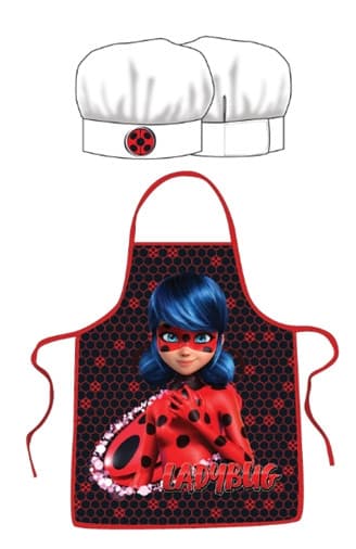 Miraculous Ladybug barnförkläde – 2-delat set