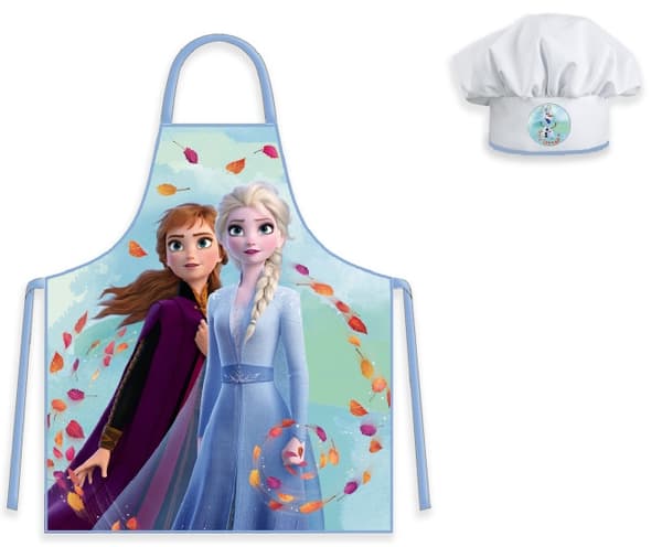 Disney Frozen Tålig Barnförkläde i 2-delars Set