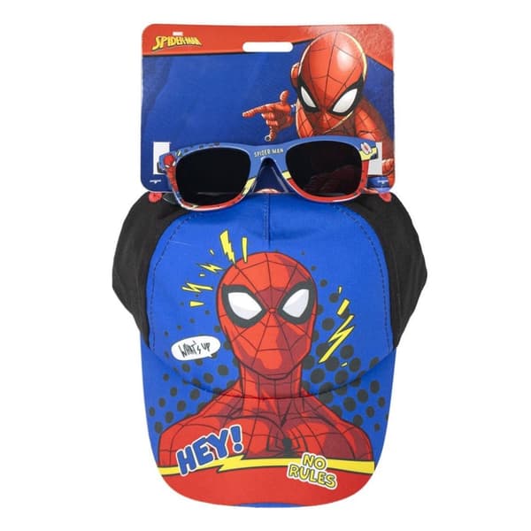 Spider-Man solglasögon och keps-set utan regler