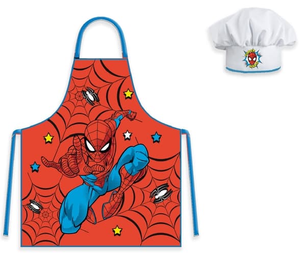 Spider-Man Superhjälte Barnförkläde - 2-delat Set
