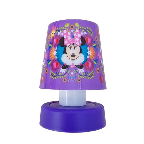 Disney Mimmi Pigg Lila Mini Bordslampa 11 cm