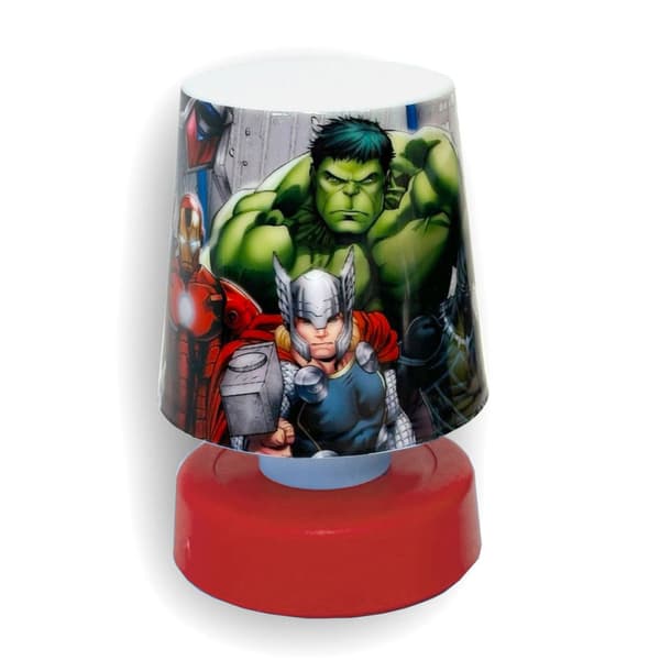 Avengers Team Mini Bordslampa 11 cm - Perfekt för Superhjälteälskare