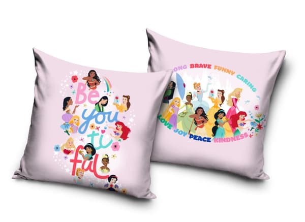 Disney Prinsessa Vackert kuddfodral 40×40 cm sammet