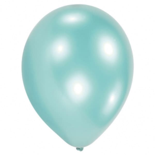Färgade Pearl Karibisk Blåballonger, 10-pack, 11 tum (27,5 cm)