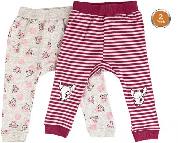 Disney Bambi babybyxor 2-pack 62/68 cm - Snygga och bekväma för din lilla!