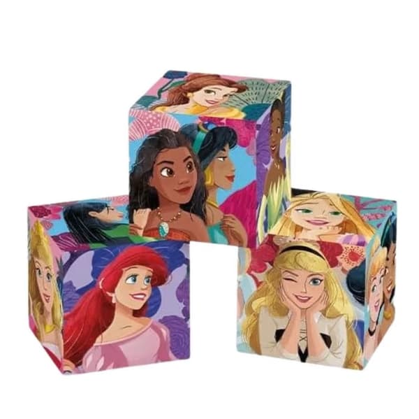 Disney Princess Berättelsestorlek Clementoni 6-delad berättelsekub