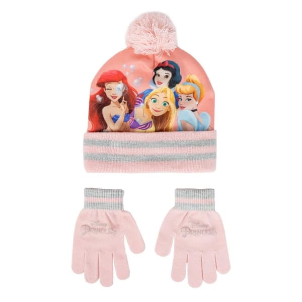 Disney Princess Rosa barnhatt och handskatsset