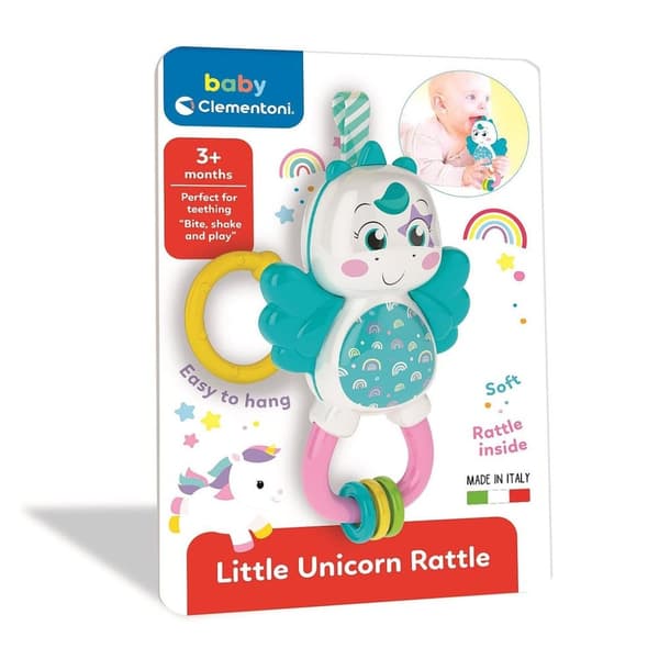 Unicorn Regnbåge Babygrepp Clementoni