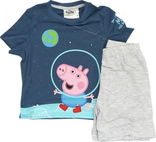 Greta Gris barnens korta pyjamas 98/104 cm - Söt och skön sömnkläder för barn