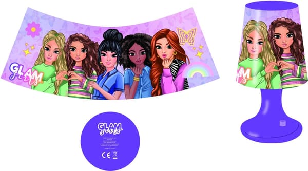 Glam Girls Team Mini LED Skrivbordslampa