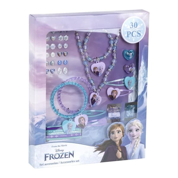 Disney Frozen - Glamour Smycken och Håraccessoarer Set med 30 Delar