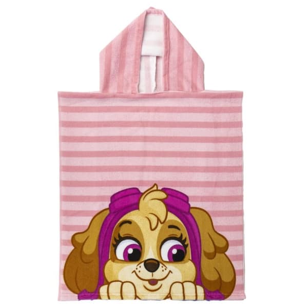 Paw Patrol Bästa Vänners Strandhandduk Poncho 50 x 115 cm