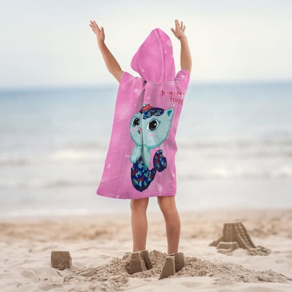 Gabby's Dockhus strandhandduk poncho 50x115 cm