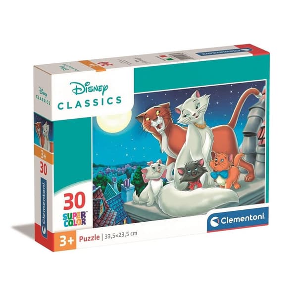 Disney Klassiker: Aristocats 30-bitars pussel av Clementoni