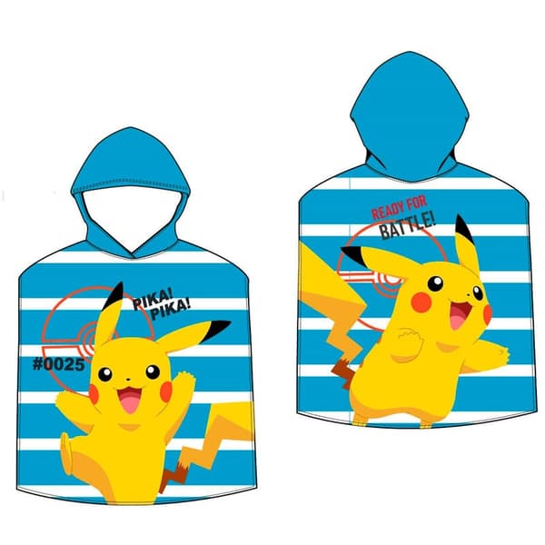 Pokémon Strid Strandhandduk Poncho 55x110 cm (Snabbtorkande)