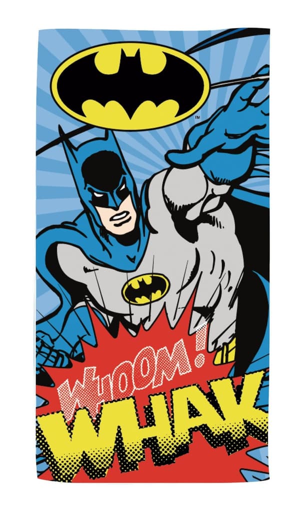 Batman Whoom badhandduk, strandhandduk 70x140 cm (snabbtorkande)