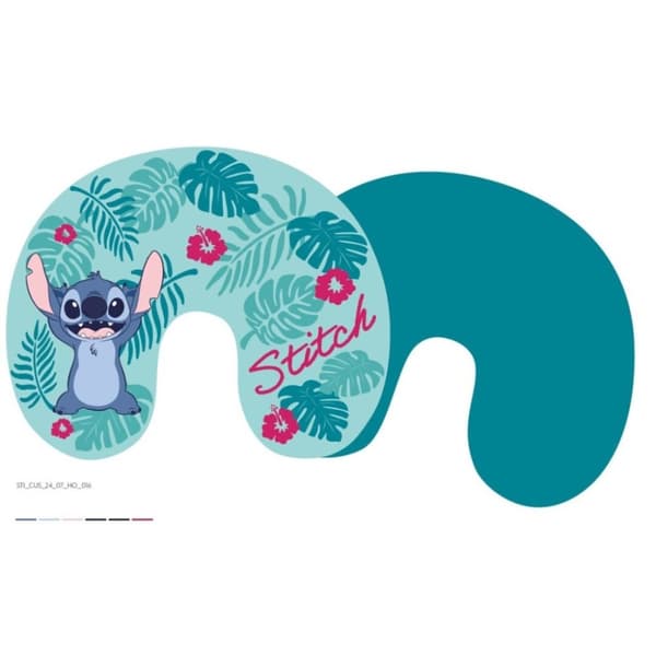 Disney Lilo & Stitch Hibiskus Resekudde, Nackkudde för Komfort och Avkoppling