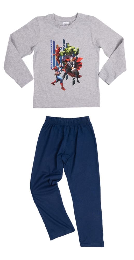 Avengers barnens långärmade pyjamas 110/116 cm – Kompakt och bekväm för äventyr!