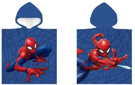 Spider-Man Strandhandduk Poncho 50x100 cm