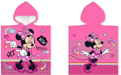 Disney Mimmi Pigg BFF strandhandduk poncho 50x100 cm