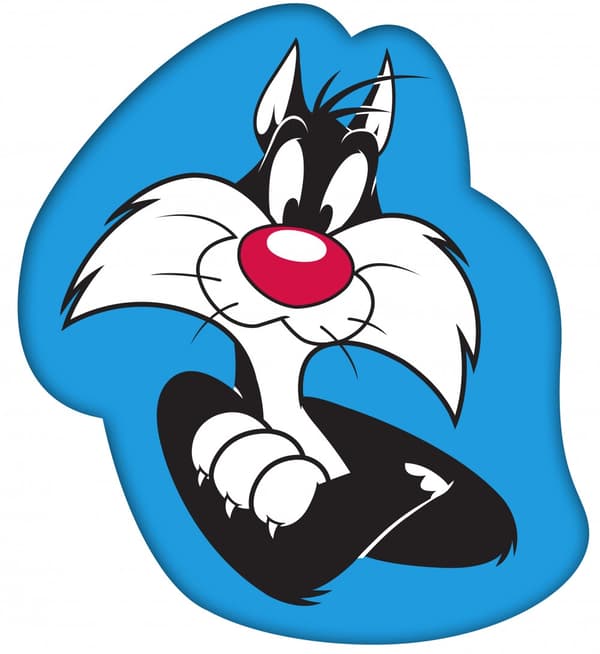 The Looney Tunes formad dekorationskudde 32×41 cm
