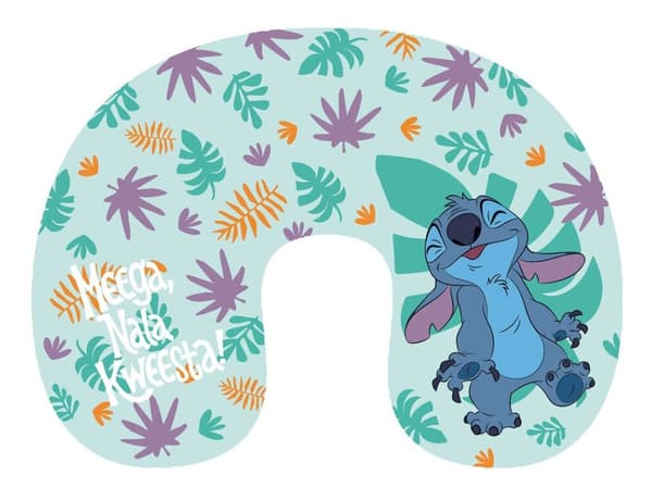 Disney Lilo & Stitch Resefyllkudde i Form av Ett Löv, Nackkudde