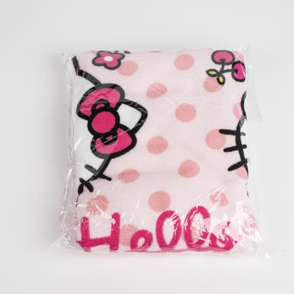 Hello Kitty strandhandduk poncho 50x115 cm - perfekt för soliga dagar!