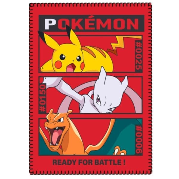 Pokémon Battle fleecepläd 100x140 cm