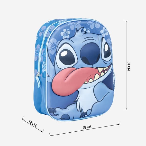 Disney Lilo & Stitch 3D ryggsäck, väska 31 cm