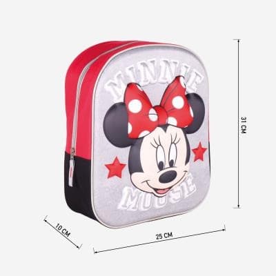 Disney Mimmi Pigg 3D ryggsäck, väska 31 cm