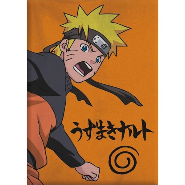 Naruto Orange Fleece-filt 100x140 cm - Mjuk och Bekväm Kvalitet