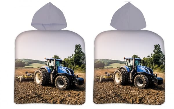 Traktor Strandhandduk Poncho 50*100 cm - Perfekt för Soliga Dagar!