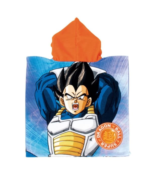 Dragon Ball Son Goku strandhandduk poncho 55x110 cm (snabbtorkande)