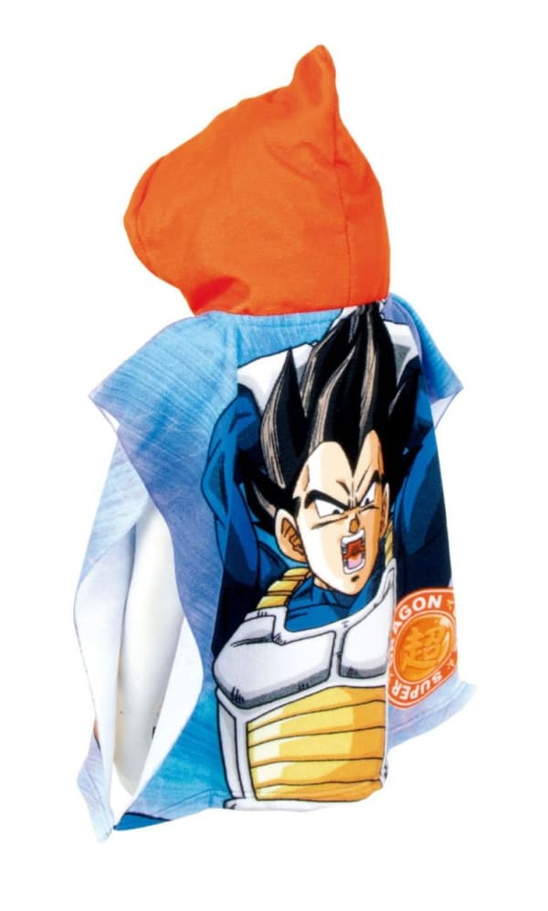 Dragon Ball Son Goku strandhandduk poncho 55x110 cm (snabbtorkande)