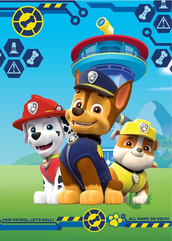 Paw Patrol Fleecefilt "Paws on Deck" 100x140 cm