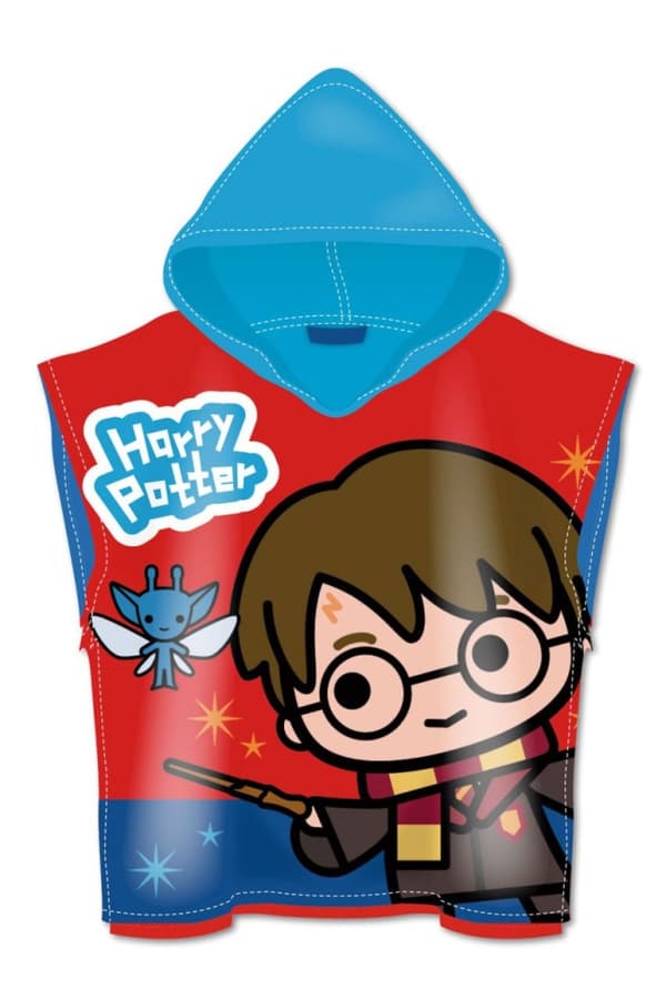 Harry Potter Magisk strandhandduk poncho 55x110 cm (snabbtorkande)
