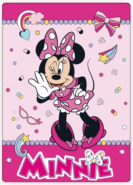 Disney Mimmi Pigg Rolig polarfilt 100x140 cm