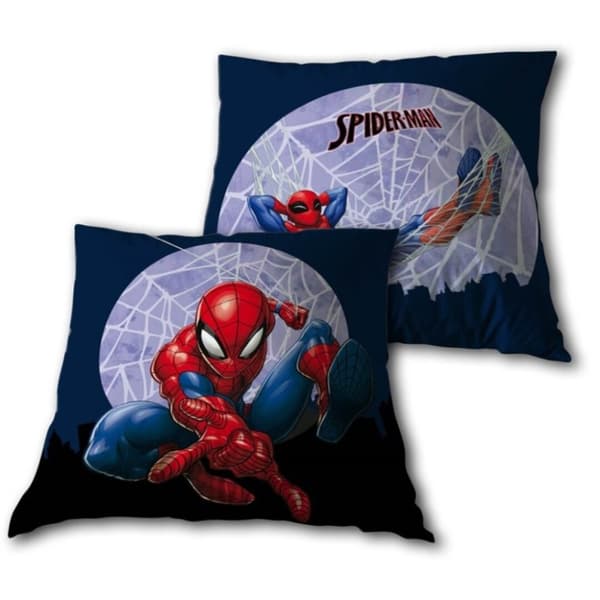 Spider-Man dekorativ kudde, 40x40 cm i sammet