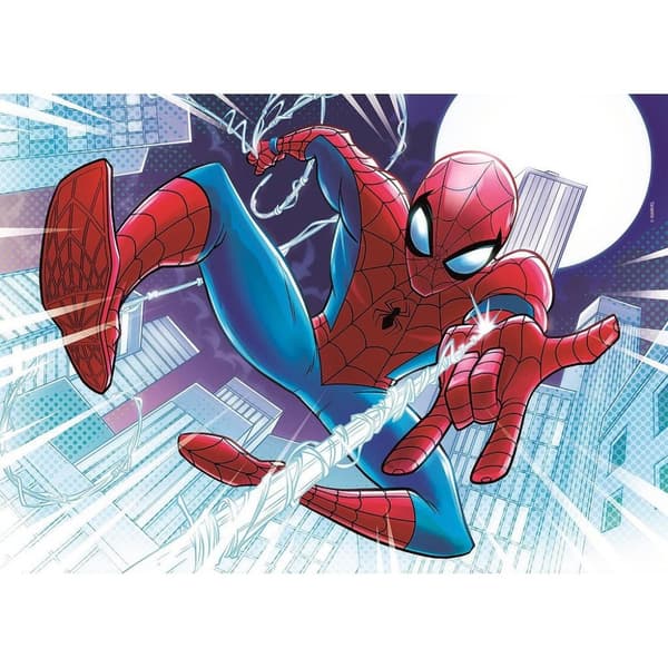 Spider-Man Glödande pussel med 104 bitar