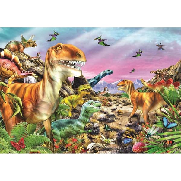 Dinosaurieland 104-bitars pussel