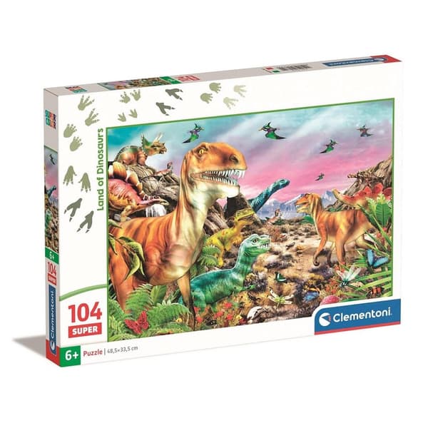 Dinosaurieland 104-bitars pussel