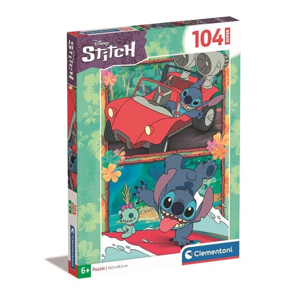 Disney Lilo & Stitch Vildt Äventyr 104-delars Clementoni pussel