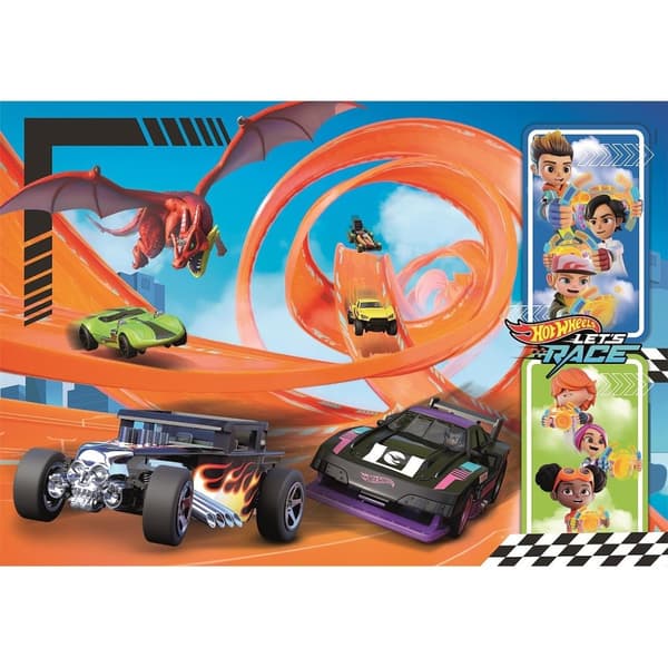 Hot Wheels Medborgare 104 delars pussel av Clementoni