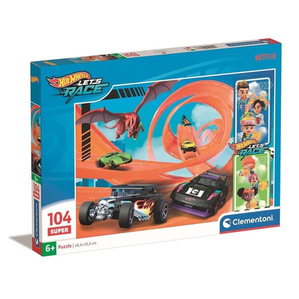Hot Wheels Medborgare 104 delars pussel av Clementoni