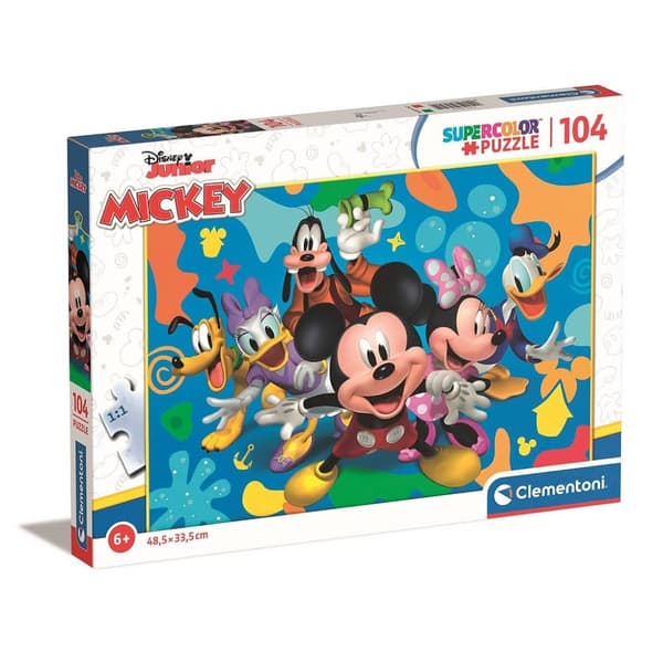 Disney Musse Pigg Colorsplash 104-delars pussel