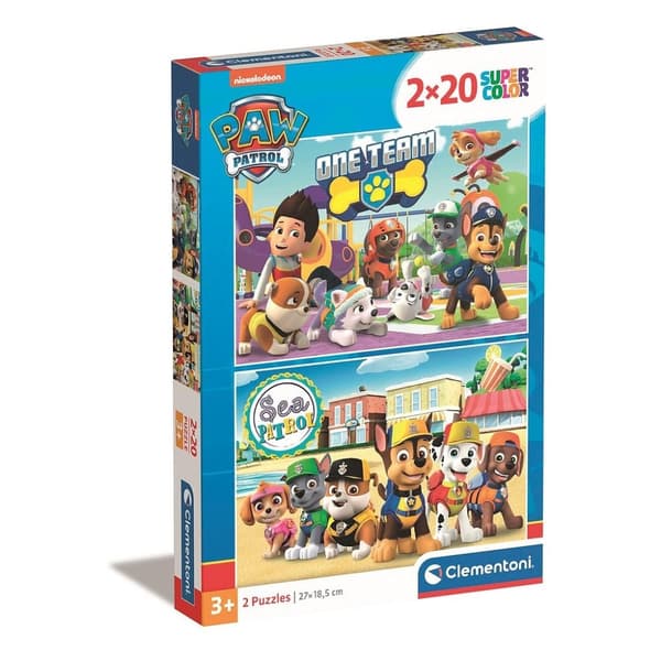 Paw Patrol Havet 2x20 bitars pussel