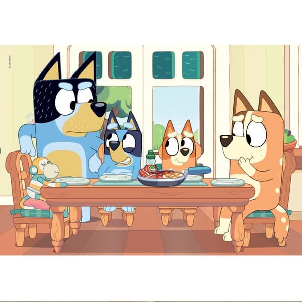 Bluey Familjetid 2x20 bitars pussel av Clementoni
