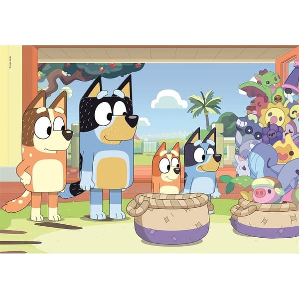 Bluey Familjetid 2x20 bitars pussel av Clementoni