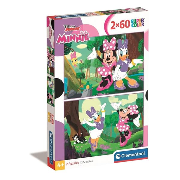 Disney Mimmi Pigg Cuckoo-Loca och Figaro 2x60 bitars pussel