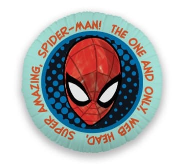 Spider-Man Web Head dekorativ kudde 35x35 cm i sammet